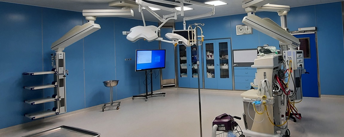 Sala operatoria all'ospedale di Argenta (particolare)