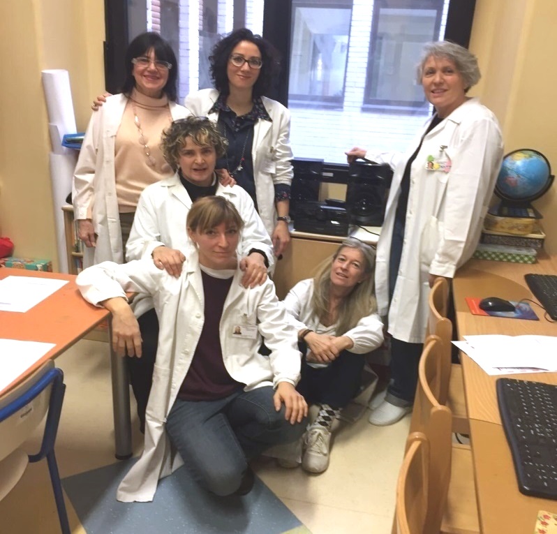 Insegnanti della scuola presso la struttura di Ortopedia Pediatrica (anno scolastico 2017/2018)