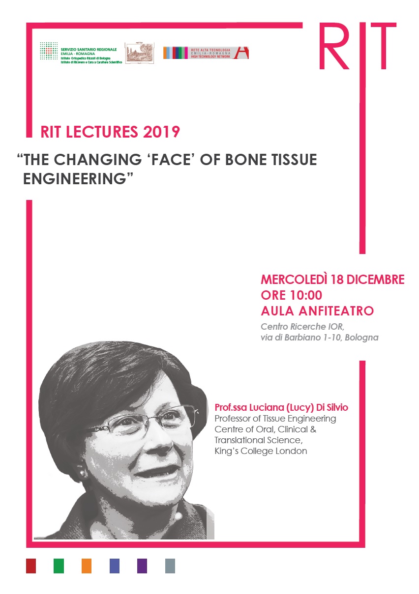 Locandina RIT Lectures 2019 - prof.ssa Luciana Di Silvio