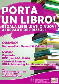 Locandina dell'iniziativa "Porta un libro!"