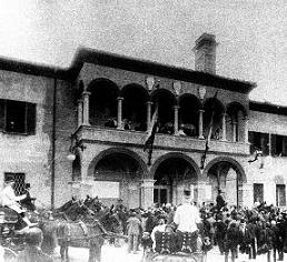 Inauguration of the Rizzoli Orthopaedic Institute (june 28, 1896) with Royalty present.