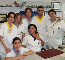 Lo staff infermieristico della Clinica Ortopedica e Traumatologica IV