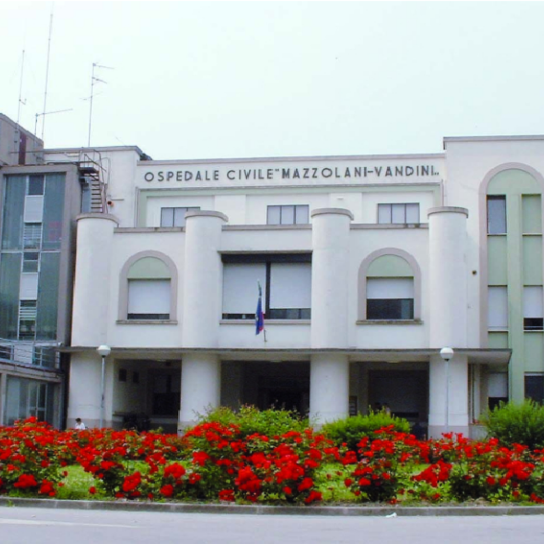 The "Mazzolani Vandini" hospital in Argenta (FE)