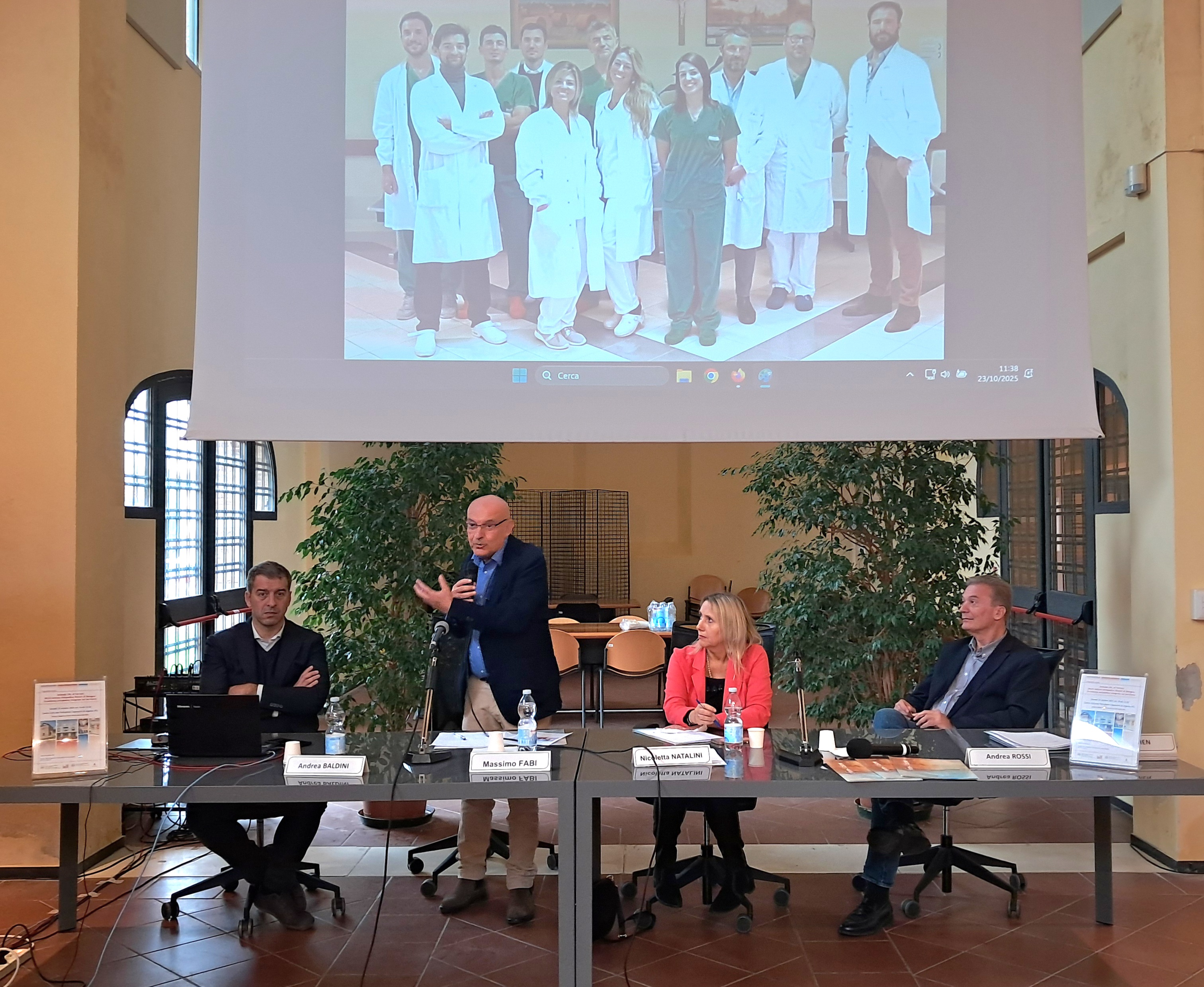 In foto da sx Baldini, Fabi, Natalini e Rossi