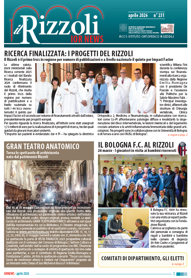prima pagina IORNews aprile 2026