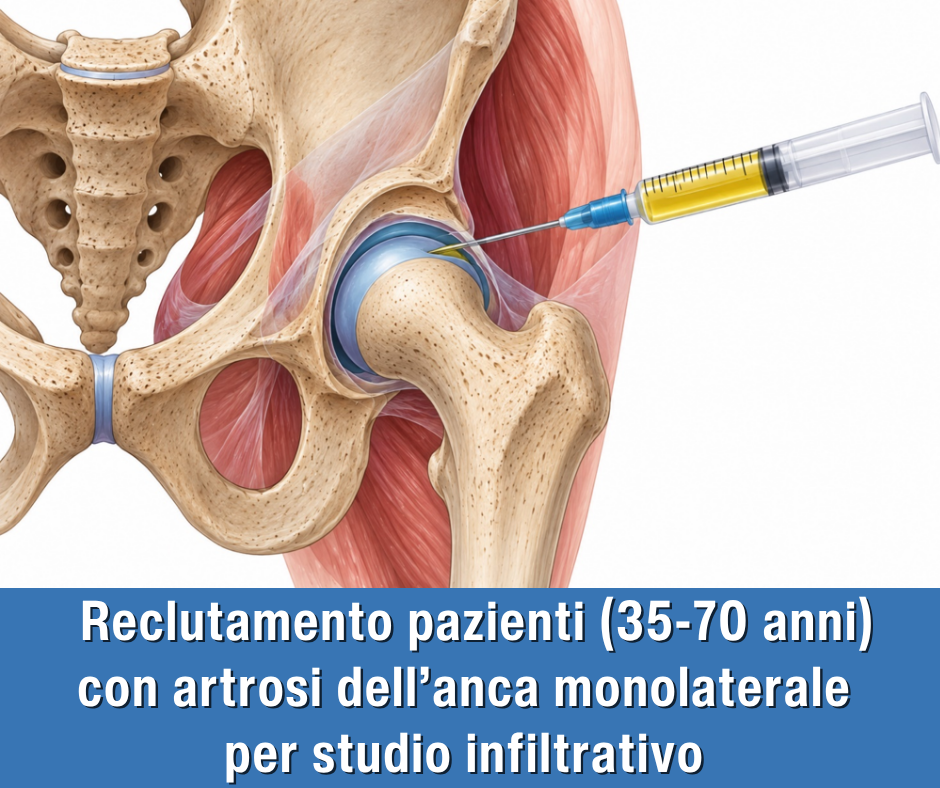 Reclutamento pazienti per studio infiltrativo