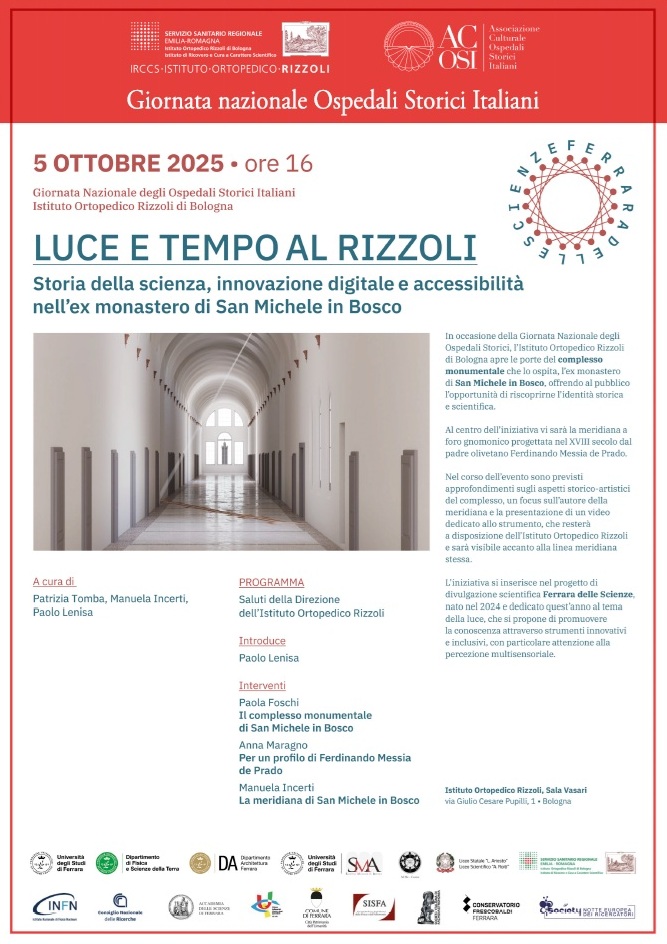 Locandina della Giornata degli Ospedali Storici Italiani 2025