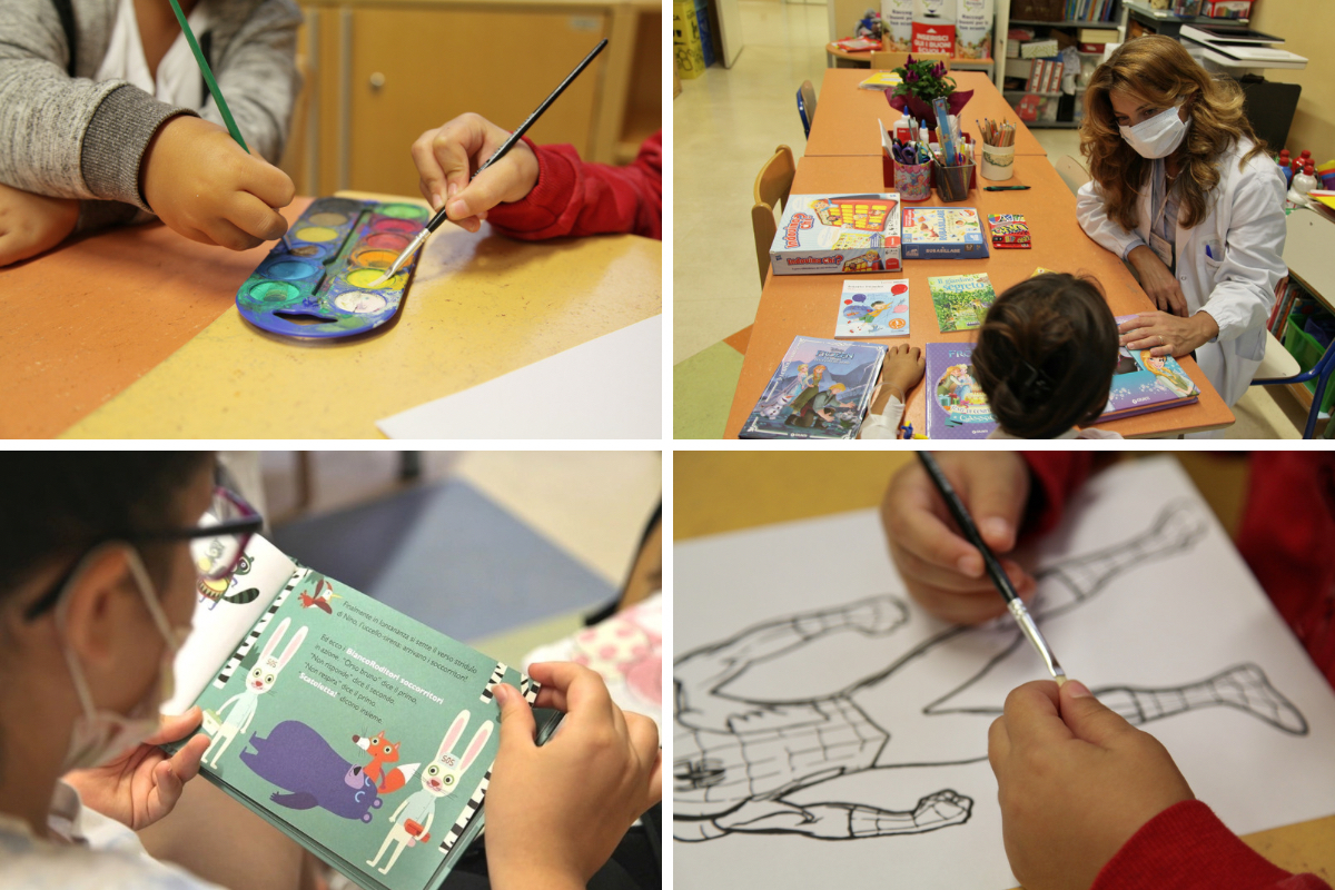 School activities in the Rizzoli hospital 
