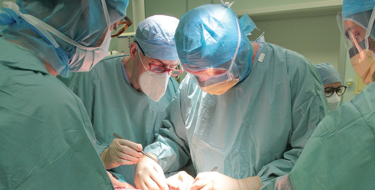 Immagine dalla sala operatoria, IRCCS Istituto Ortopedico Rizzoli