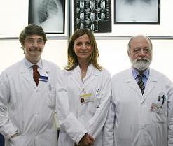 From the left: Mario Mercuri MD (unexpectedly died a few days ago), Milena Fini MD, Roberto Giardino MD