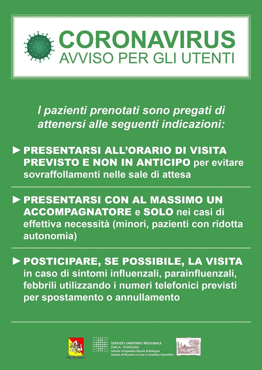 Locandina contrasto diffusione coronavirus Locandina contrasto diffusione coronavirus