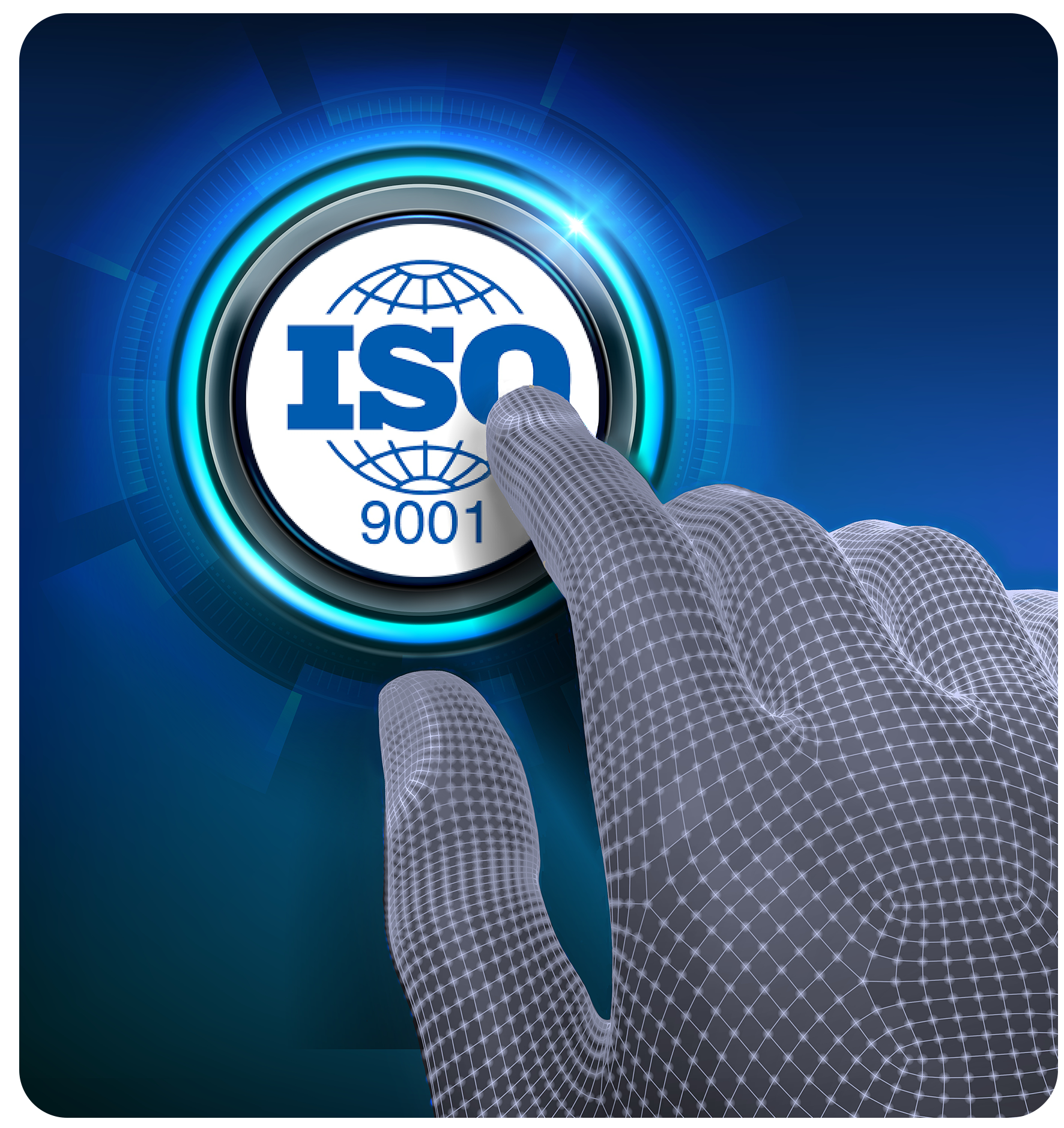 Certificazione ISO 9001 - Immagine astratta