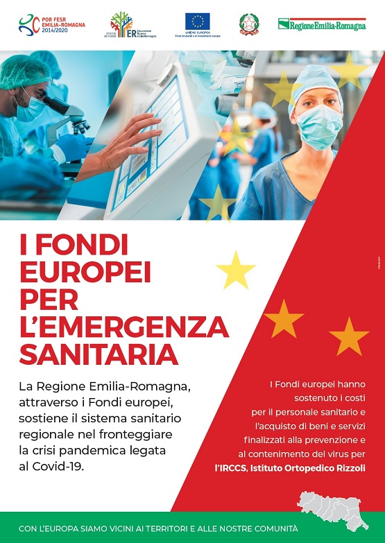 Locandina fondi europei per l'emergenza sanitaria