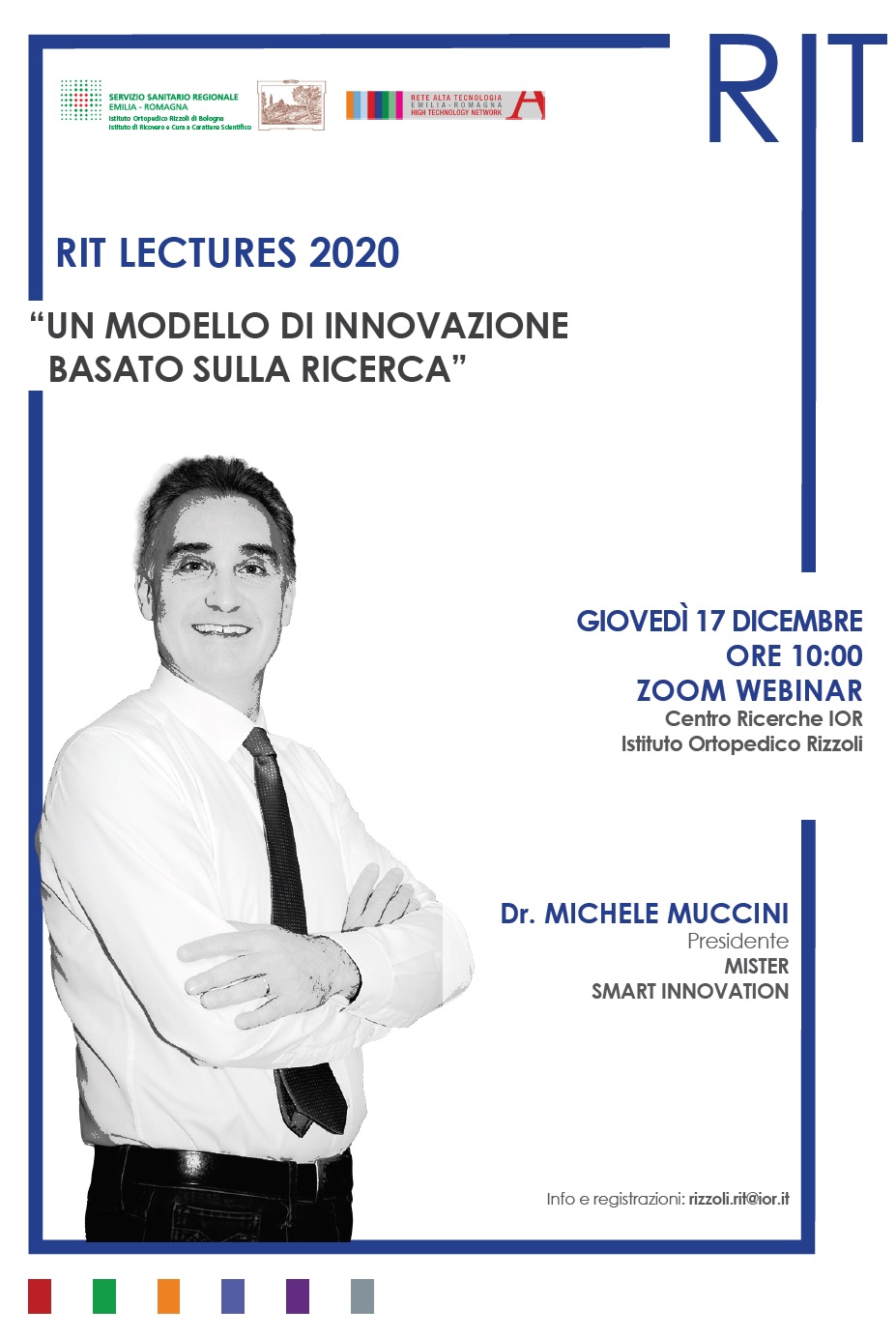 Locandina della lecture del Dr. Michele Muccini