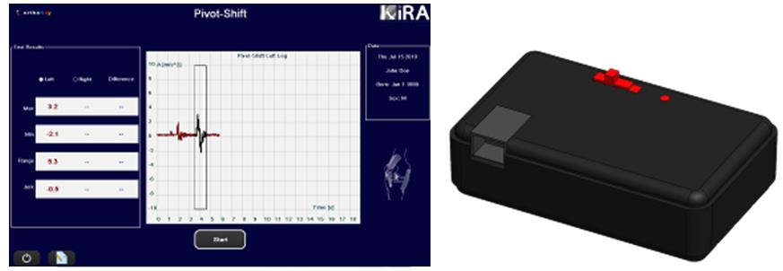 Fig. 1 – Sistema per la valutazione quantitativa delle manovre cliniche Fig. 1 – Sistema per la valutazione quantitativa delle manovre cliniche