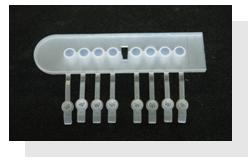 Il portacampioni a 8 postazioni del RiboPrinter® Il portacampioni a 8 postazioni del RiboPrinter®